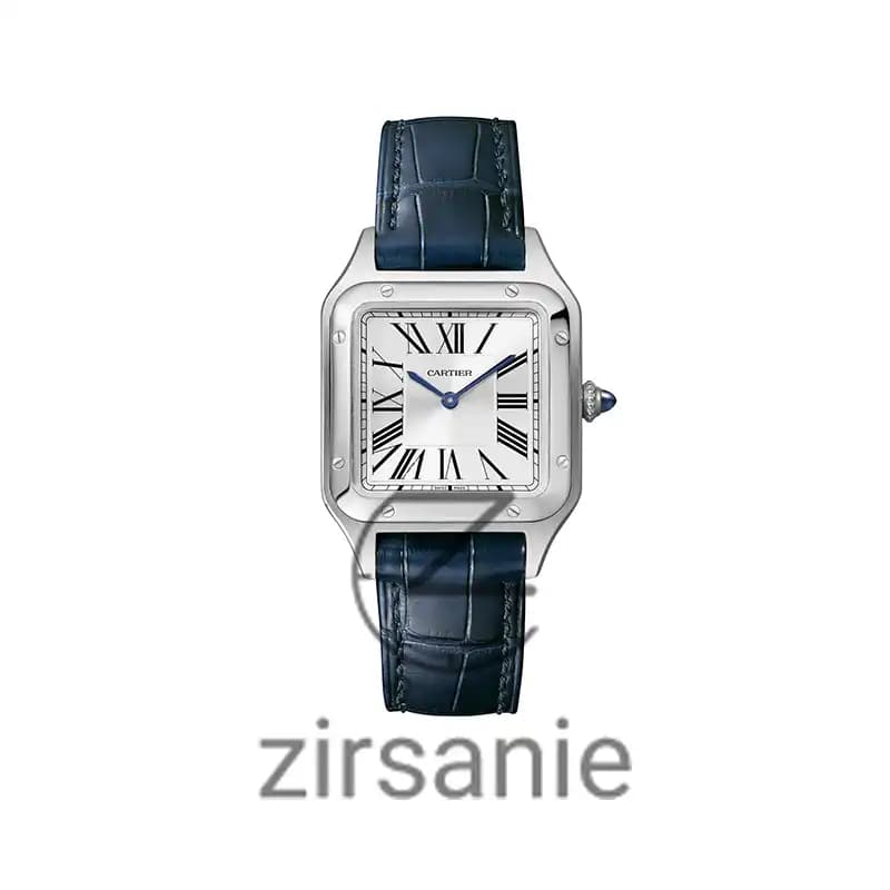 ساعت مچی زنانه کارتیر د سانتوز Cartier de Santos Leather Strap Blue