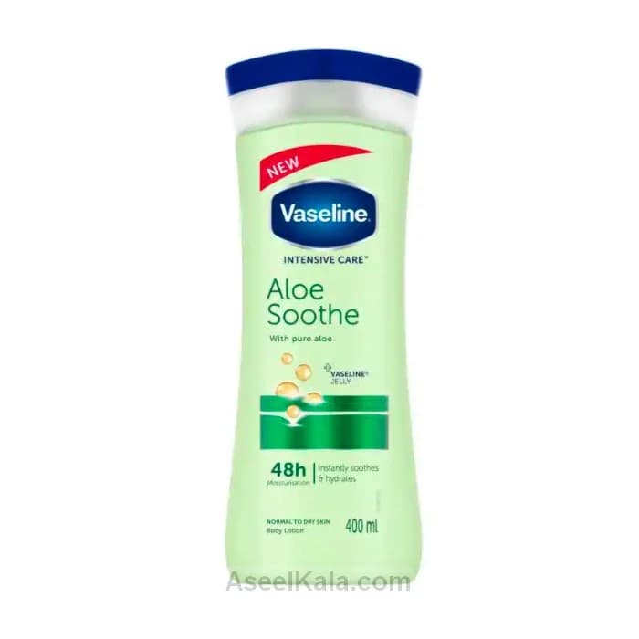 لوسیون بدن وازلین مدل Aloe Soothe حجم 400 میل – Vaseline