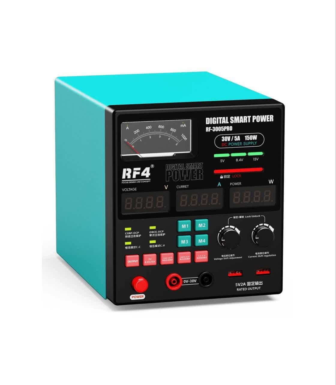 منبع تغذیه حافظه دار RF4 RF-3005 PRO‏ عقربه دار — تصویر ۳