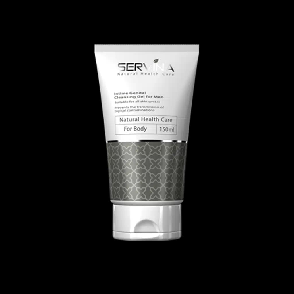 ژل بهداشتی آقایان سروینا ۱۵۰ میلی لیتر Servina Intimate Genital Cleansing Gel For Men 150 ml