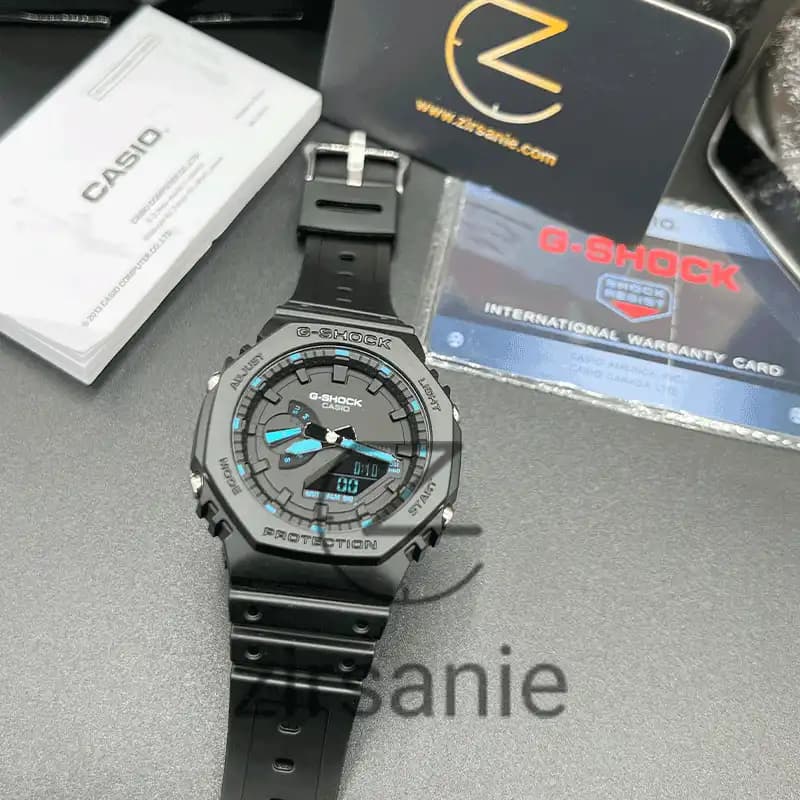 ساعت مچی کاسیو جی شاک Casio G-Shock GM-2100 Full Black — تصویر ۴