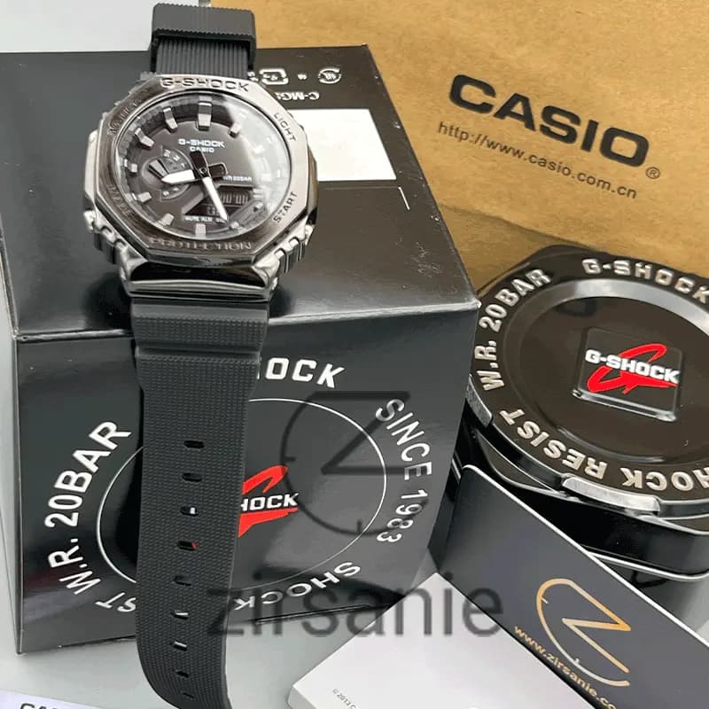 ساعت مچی مردانه کاسیو جی شاک Casio G-Shock GM-2100 Full Black — تصویر ۵