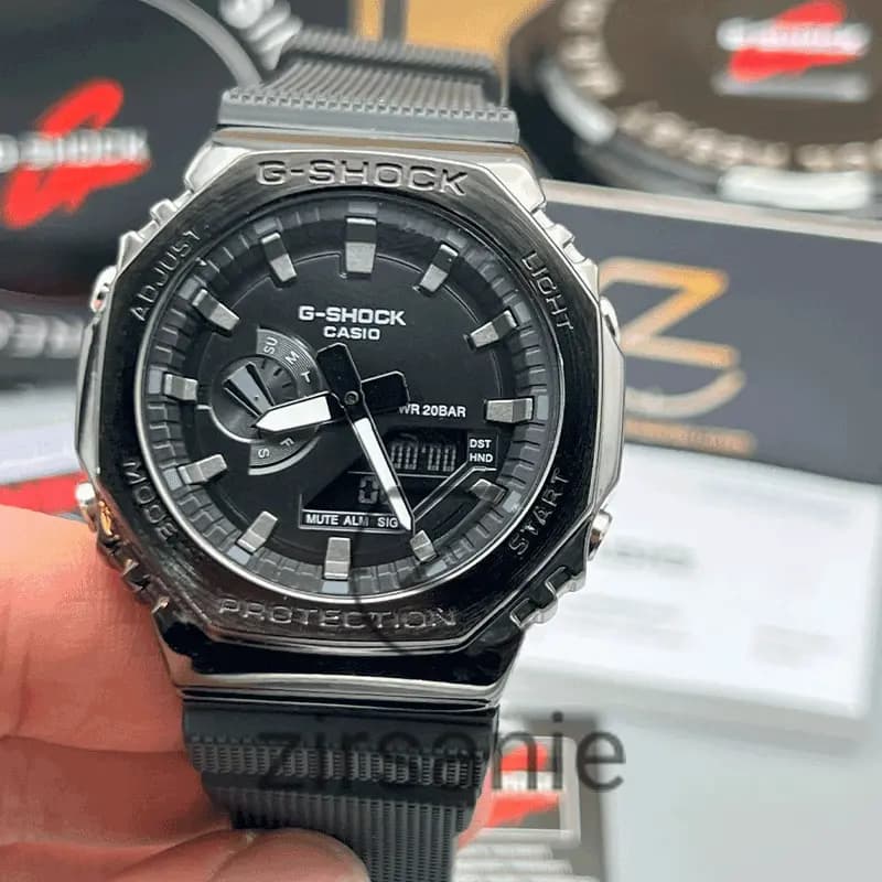 ساعت مچی مردانه کاسیو جی شاک Casio G-Shock GM-2100 Full Black — تصویر ۴