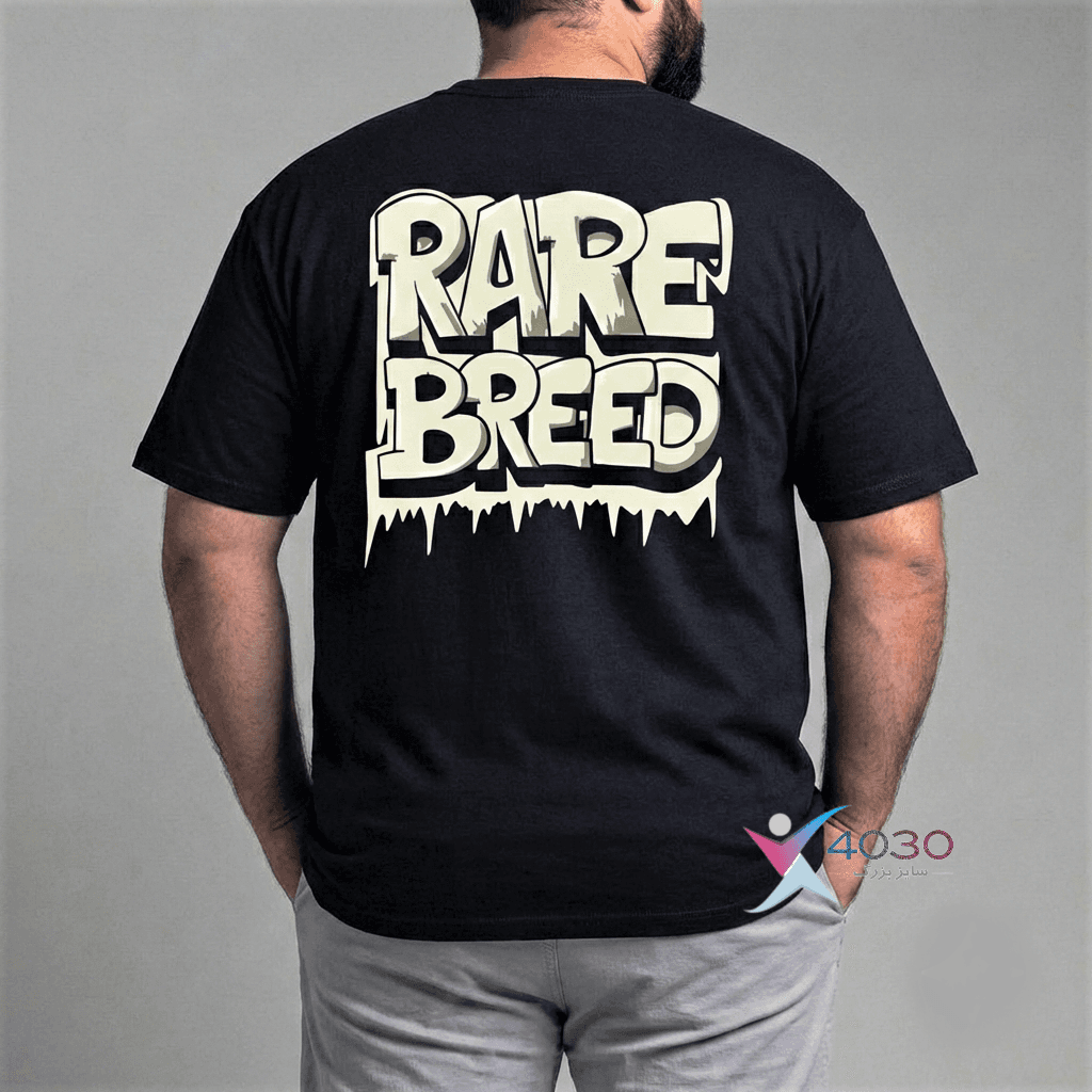 تیشرت پشت طرح دار BREED سایزبزرگ ( 714 ) — تصویر ۳