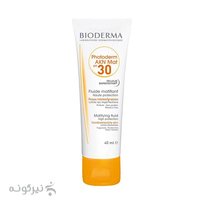 ضد آفتاب فلوییدی Photoderm AKN Mat پوست های چرب بایودرما — تصویر ۲