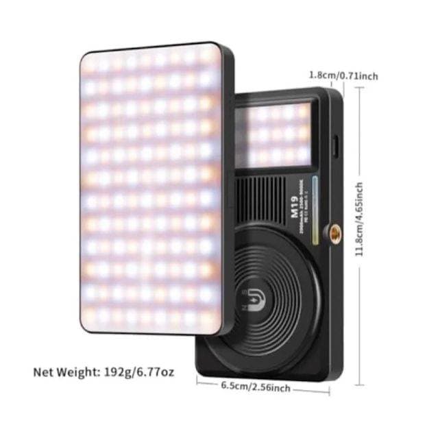 نور موبایل و دوربین M19 light for mobile phones and magnetic cameras — تصویر ۲