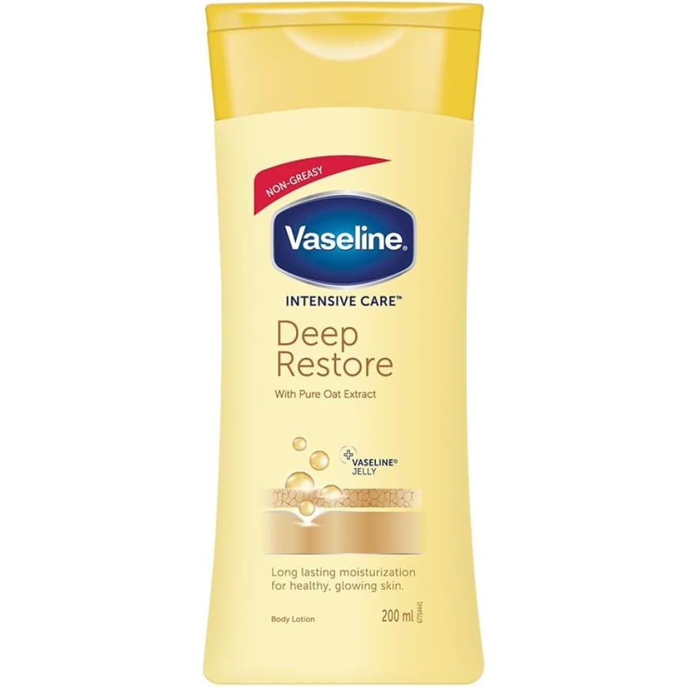 لوسیون بدن وازلین Vaseline Deep Restore حجم 200 میل