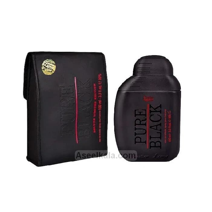 ادکلن مردانه پور بلک Pure Black وزن 100 میل