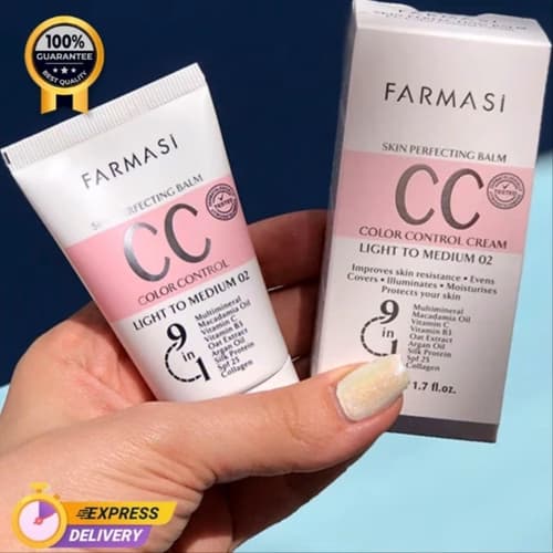 سی سی کرم فارماسی Farmasi مدل 9In1 اصل – پوشش بی‌نقص و چندمنظوره در ۳ رنگ
