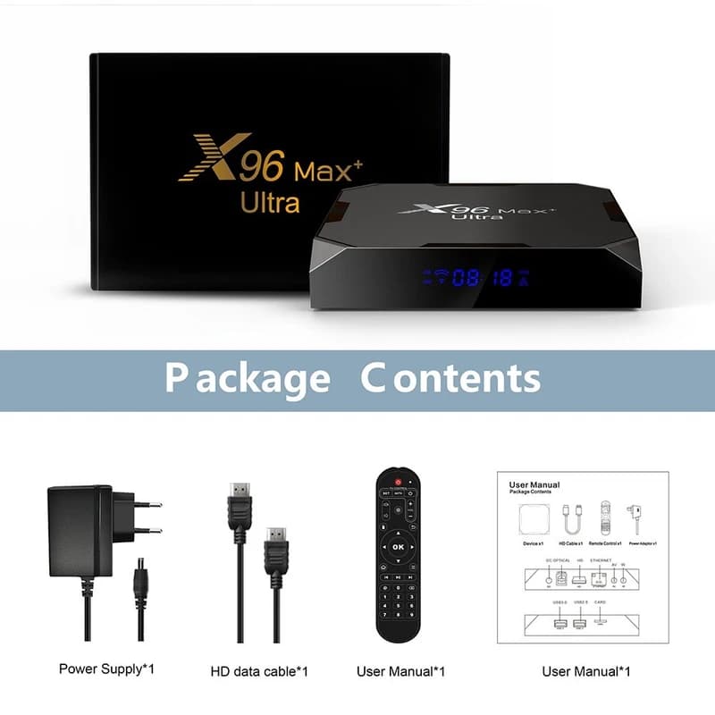 اندروید باکسX96 مدل Max Plus Ultra 4GB/64GB — تصویر ۷
