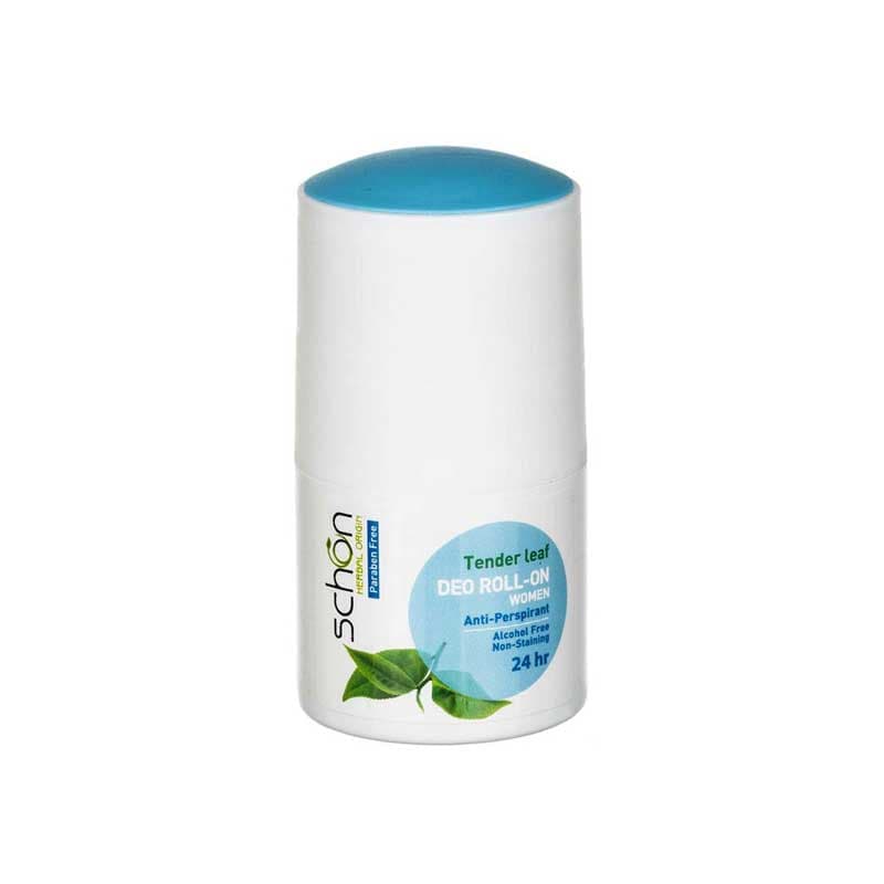 دئورولان زنانه تندرلیف شون 50 میلی لیتر Schon Tender Leaf Deo Roll-On For Women 50ml
