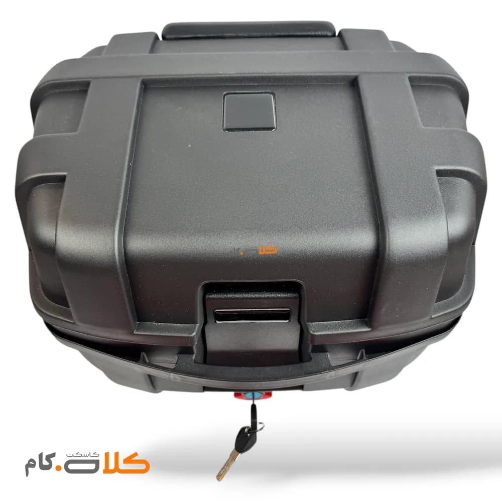 باکس موتورسیکلت مسافرتی تکنو TEKNO مشکی مات — تصویر ۳