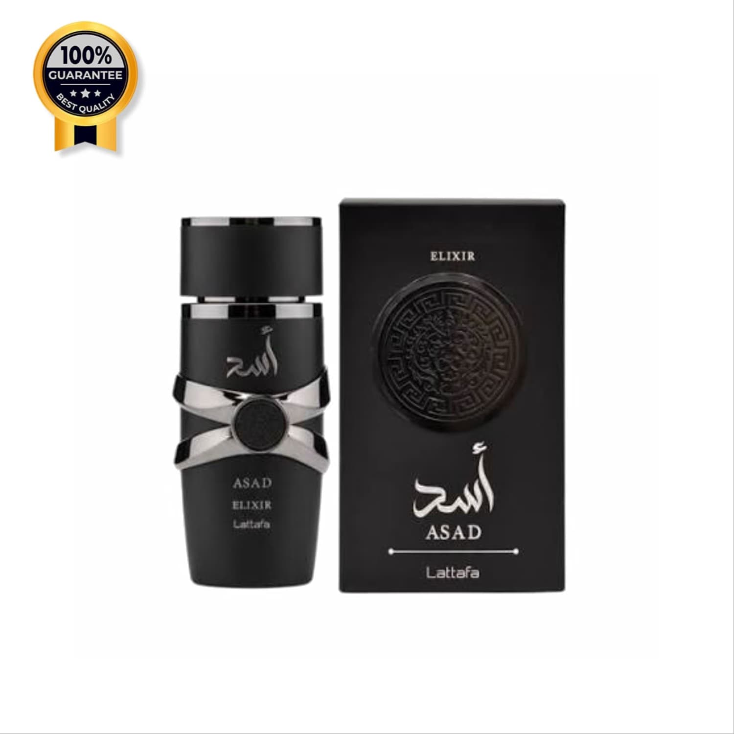 ادکلن مردانه اسد الکسیر لطافه 100 میل Lattafa Asad Elixir مشابه Hugo Boss Bottled Absolu