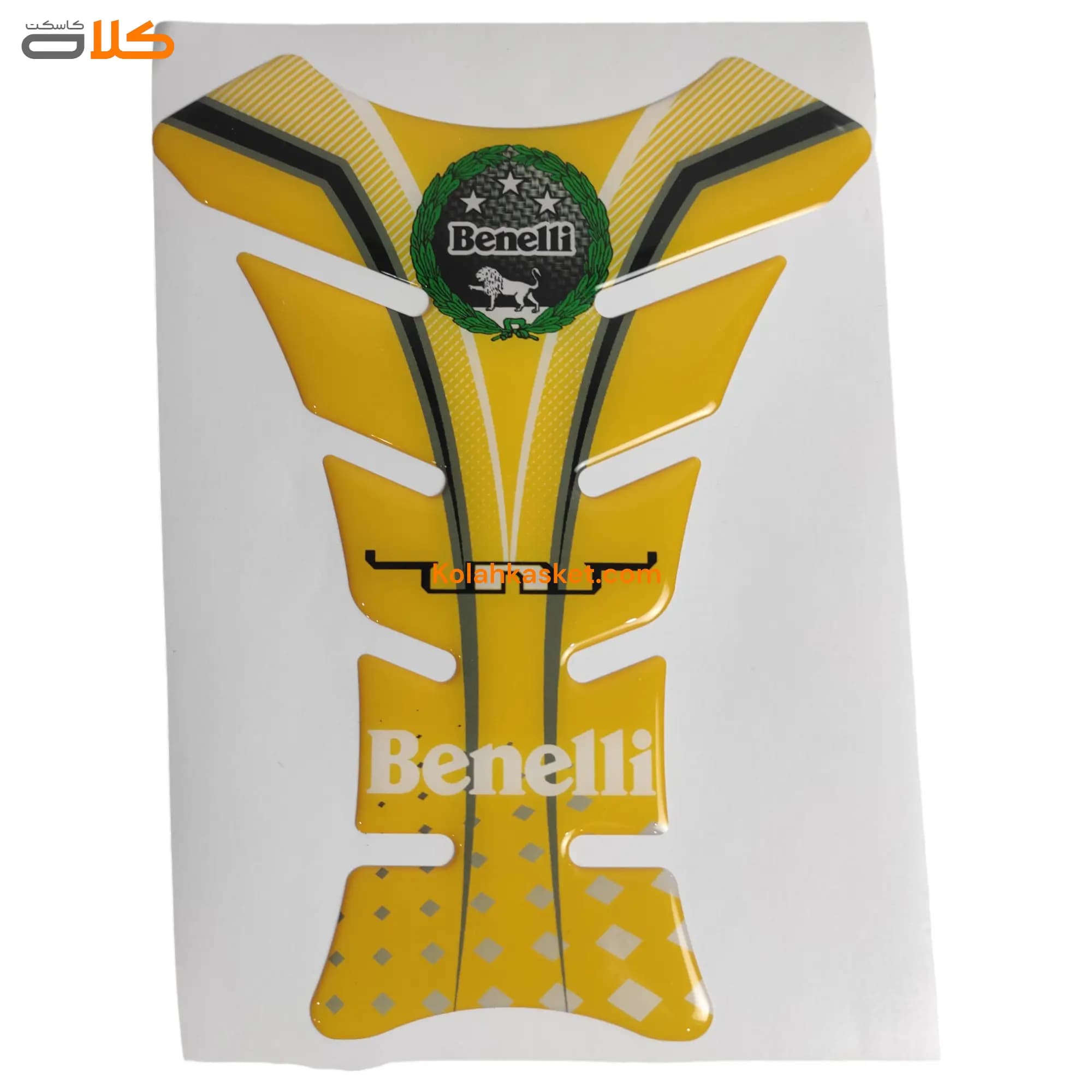 برچسب باک موتور سیکلت بنلی yellow 01