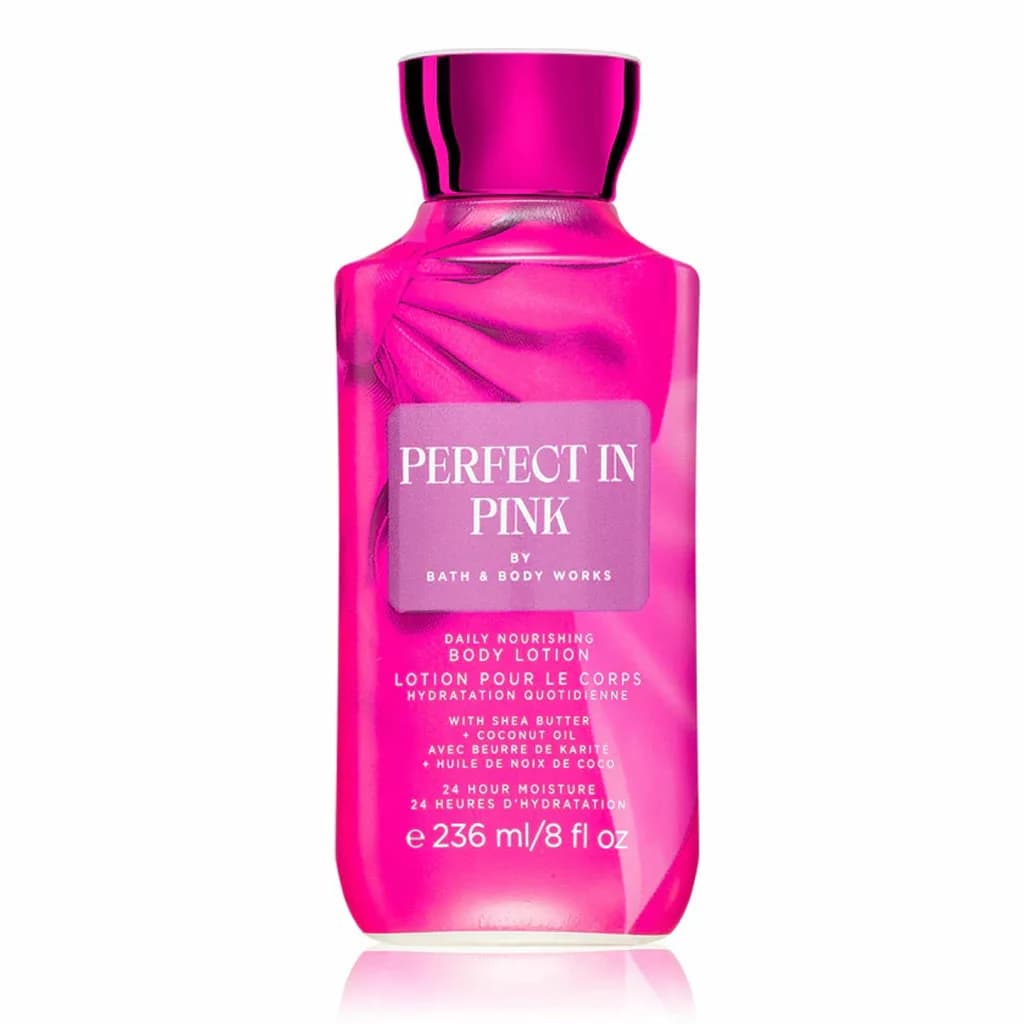 لوسیون بدن بث اند بادی Bath & Body Perfect In Pink حجم 236 میل — تصویر ۲
