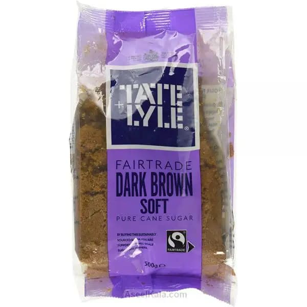 شکر قهوه ای تیت اند لایل مدل قهوه ای تیره ۵۰۰ گرمی – TATE & LYLE