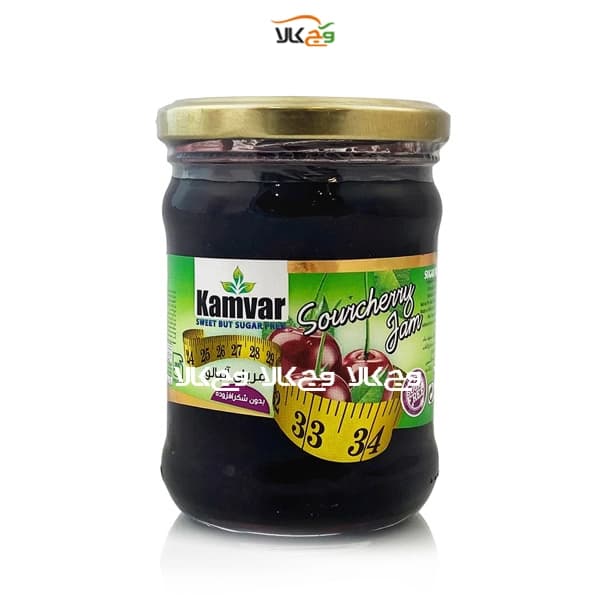 مربا آلبالو بدون شکر و دیابتی کامور – 280 گرمی
