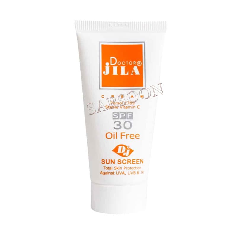کرم ضد آفتاب SPF30 دکتر ژیلا 30 گرم (جعبه معیوب)Doctor Jila Sun Screen Cream Oil Free SPF30 30 gr