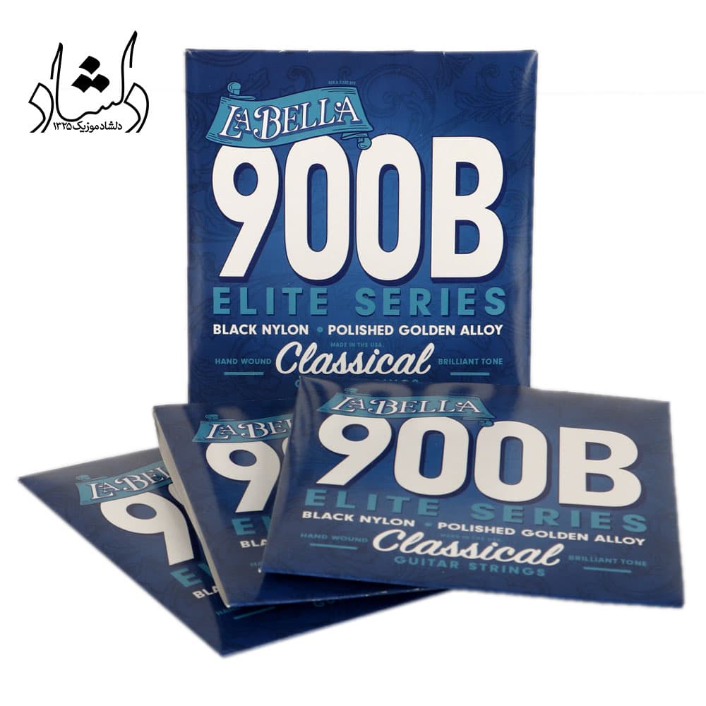 سیم گیتار کلاسیک لابلا مدل La Bella 900B طرح اصلی (غیر اورجینال) — تصویر ۸
