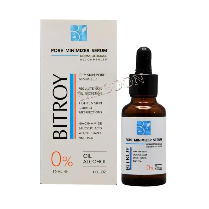 سرم پوست بیتروی مدل قابض منافذ حجم 30 میلی لیتر Bitroy Pore Minimizer Serum For Oily Skin 30ml