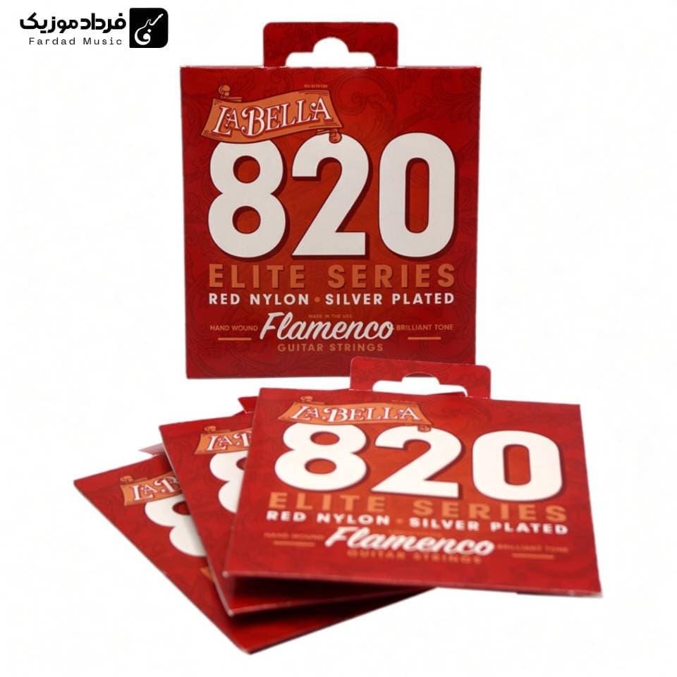 سیم گیتار فلامینکو لابلا مدل La Bella 820 — تصویر ۷