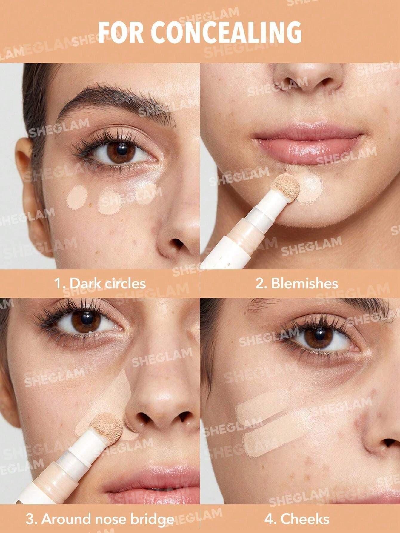 کانسیلر سر اسفنجی شیگلم COMPLEXION BOOST رنگ Fair — تصویر ۵