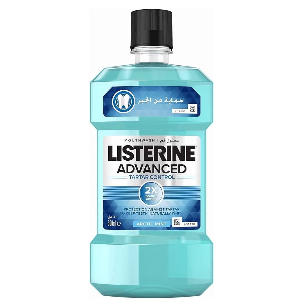 دهانشویه سفیدکننده و جرم‌گیر لیسترین Listerine Advanced Tartar Control حجم ۲۵۰ میل