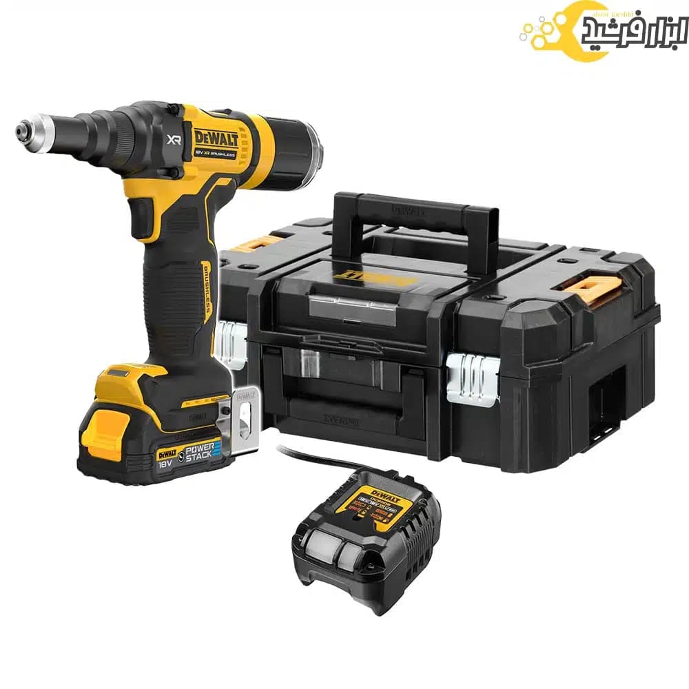 پرچ کن شارژی دیوالت DCF403E1T (18ولت) — تصویر ۲
