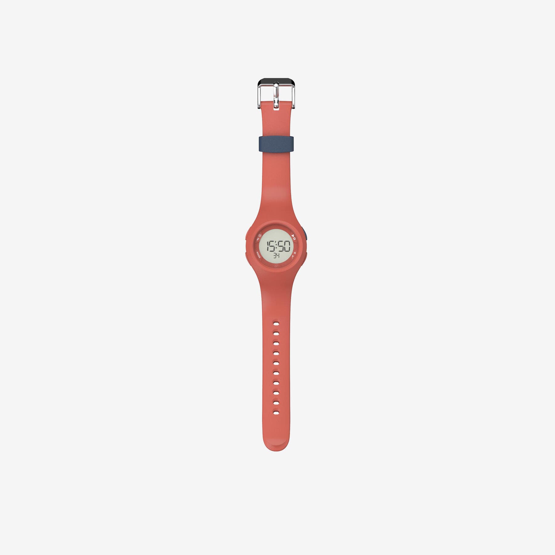 ساعت ورزشی دکتلون Decathlon Stopwatch W200 S – Coral — تصویر ۳