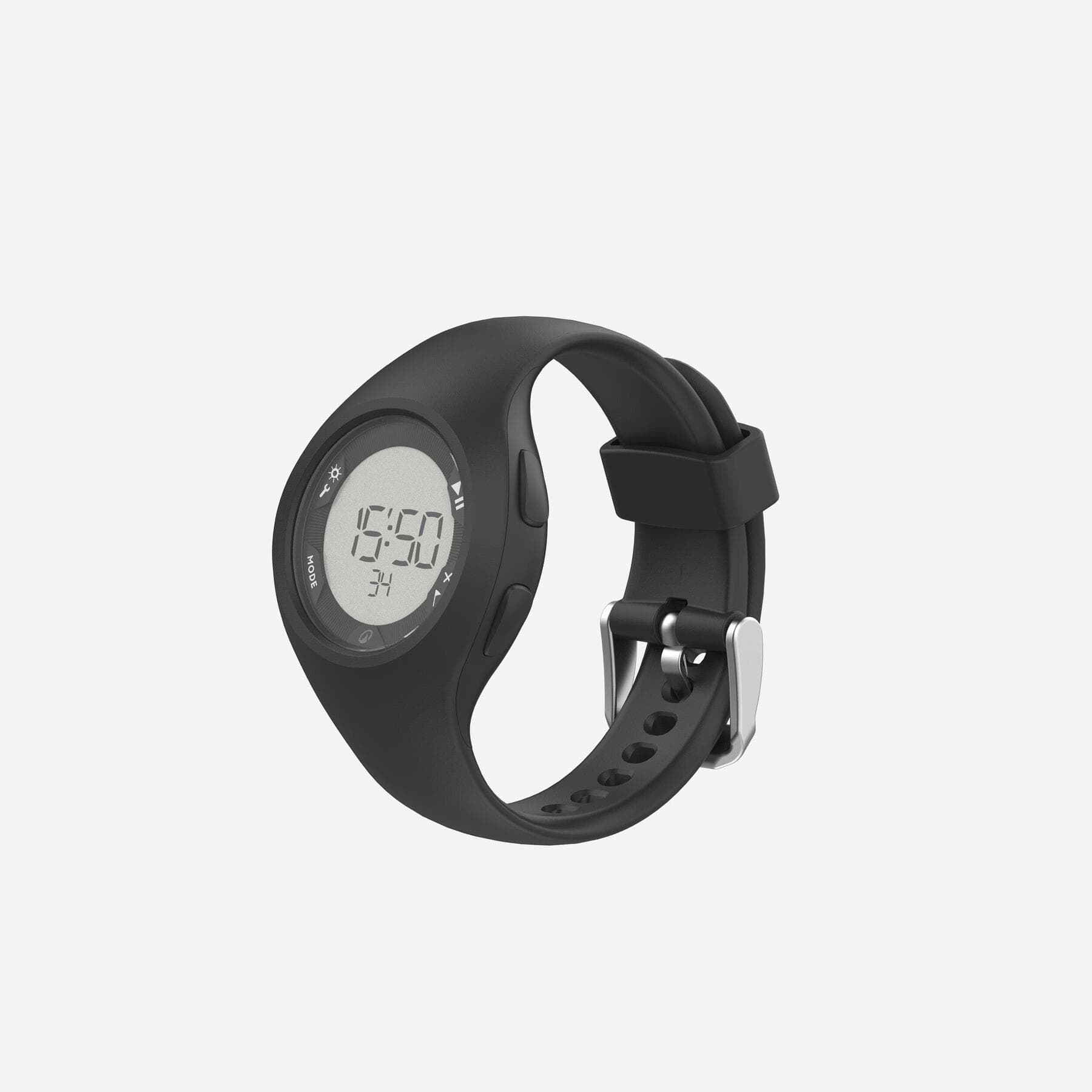 ساعت ورزشی دکتلون Decathlon Stopwatch W200 S – Black — تصویر ۳
