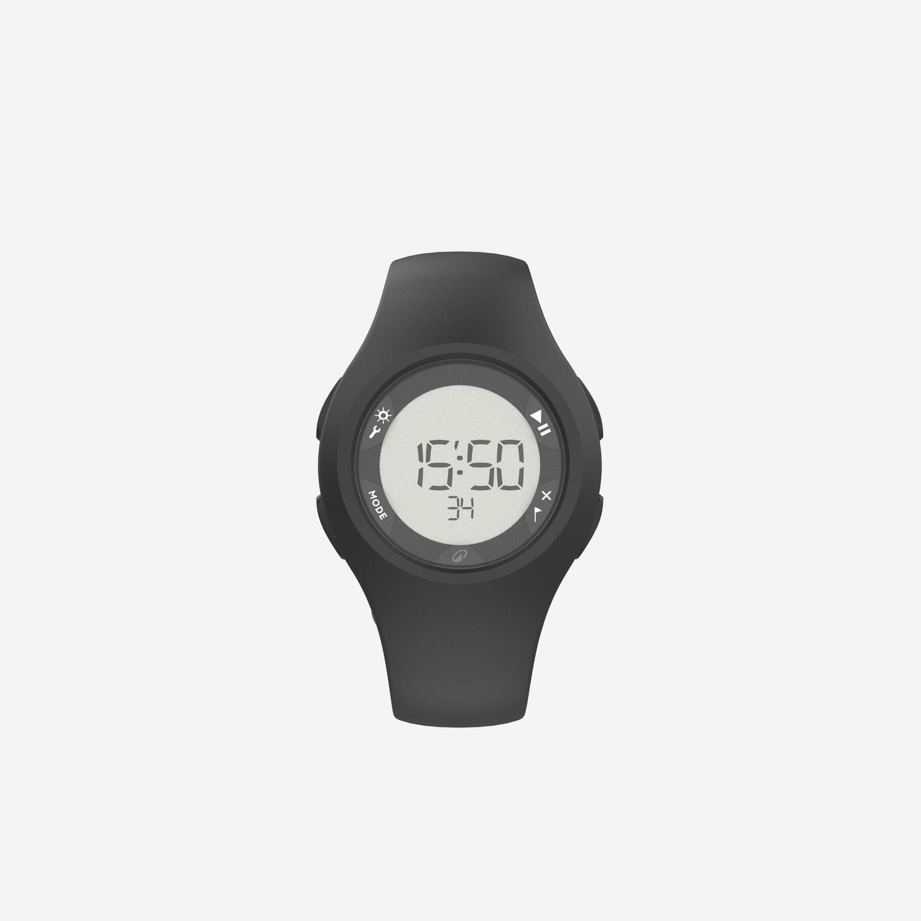ساعت ورزشی دکتلون Decathlon Stopwatch W200 S – Black