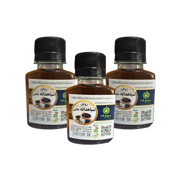 روغن سیاه دانه خالص برند سینوهه حجم 60 سی سی — تصویر ۲