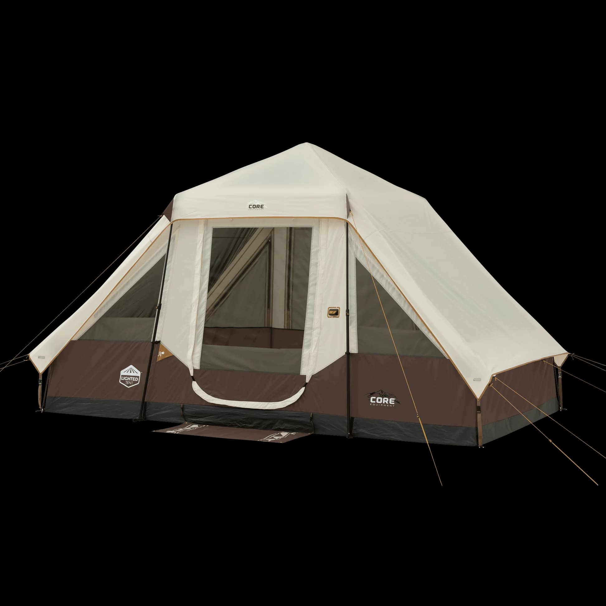 چادر اتومات کر سرخپوستی – 6 نفره چراغ دار کمپینگ Core 6 Person Lighted Instant Pyramid Tent