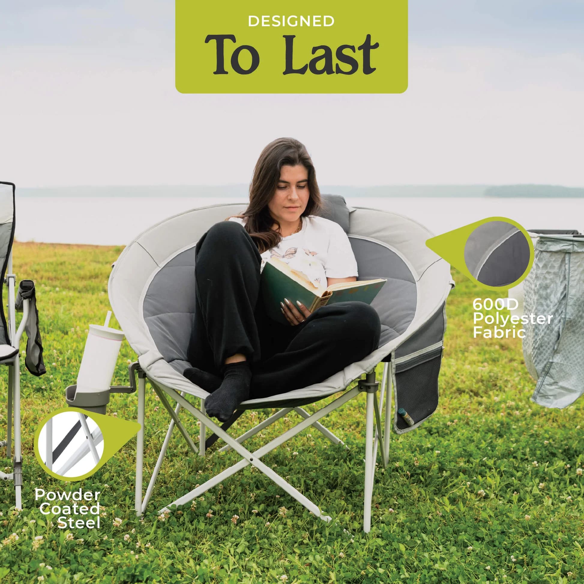 صندلی کمپینگ کر Core Mesh Oversized Round Chair — تصویر ۸