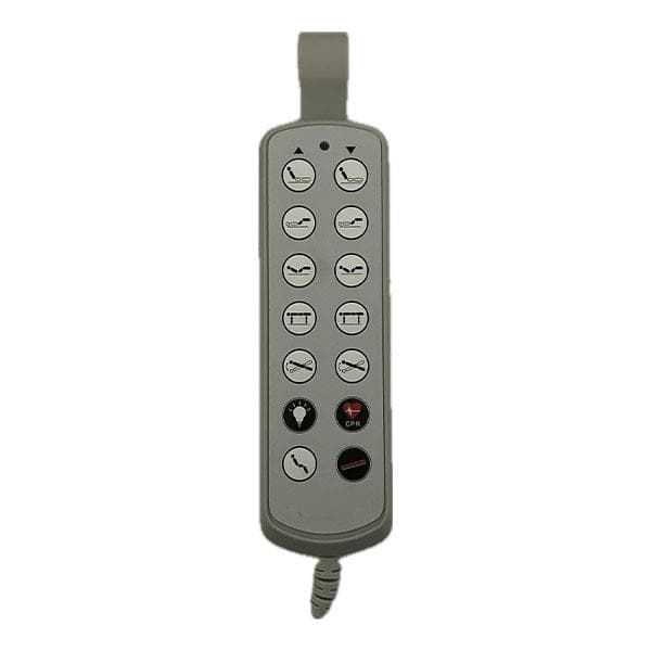 ریموت کنترل تخت بیمارستانی چهار شکن مدل (2-ICU CONTROL SYSTEM)(MOTORCOCO) — تصویر ۳