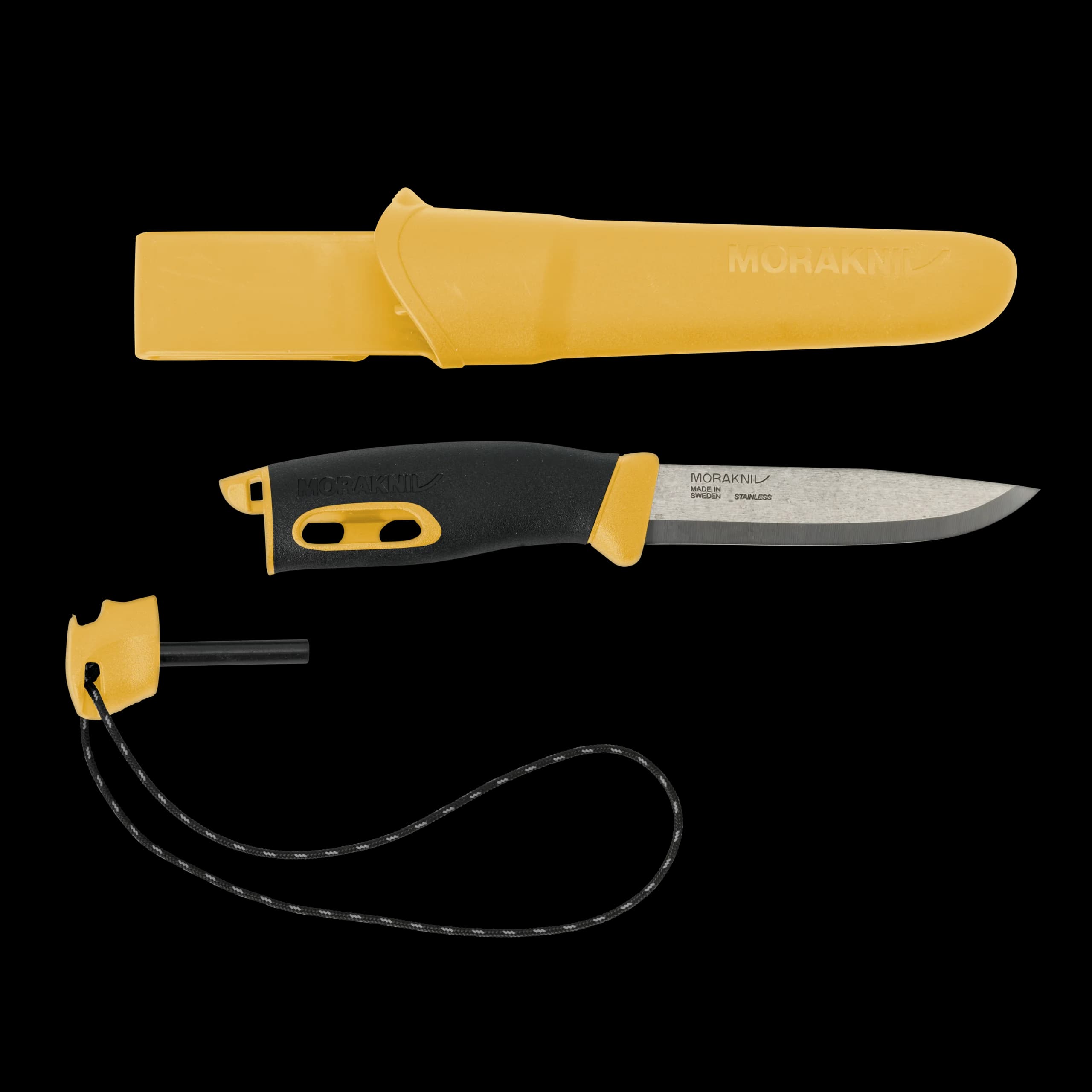 کارد موراکنیو کامپنیون اسپارک استنلس Morakniv Companion Spark (S) – Yellow