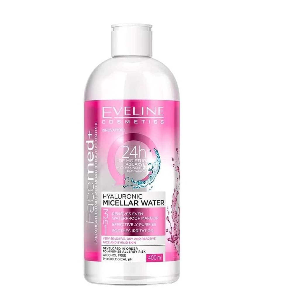 میسلار واتر اولاین مدل 400ml Hyaluronic