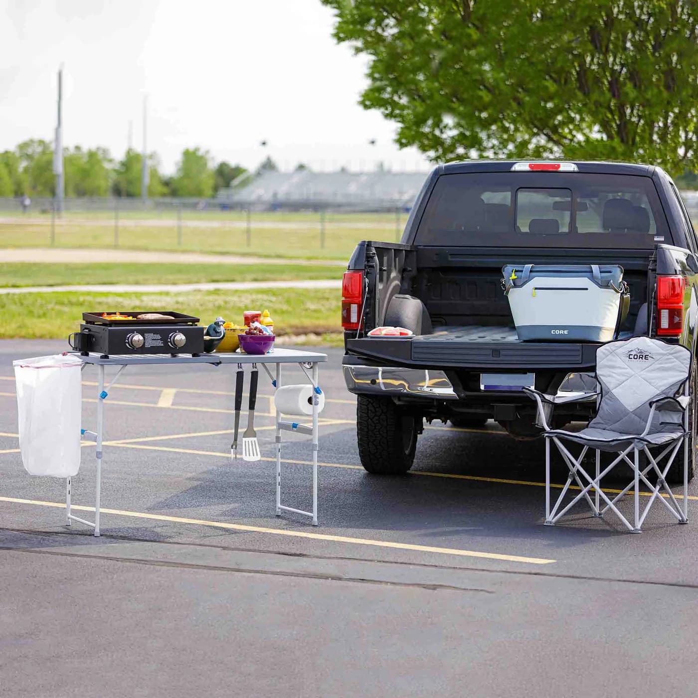 میز کمپینگ کر – 4 فوت Core 4 Foot Tailgating Table — تصویر ۲