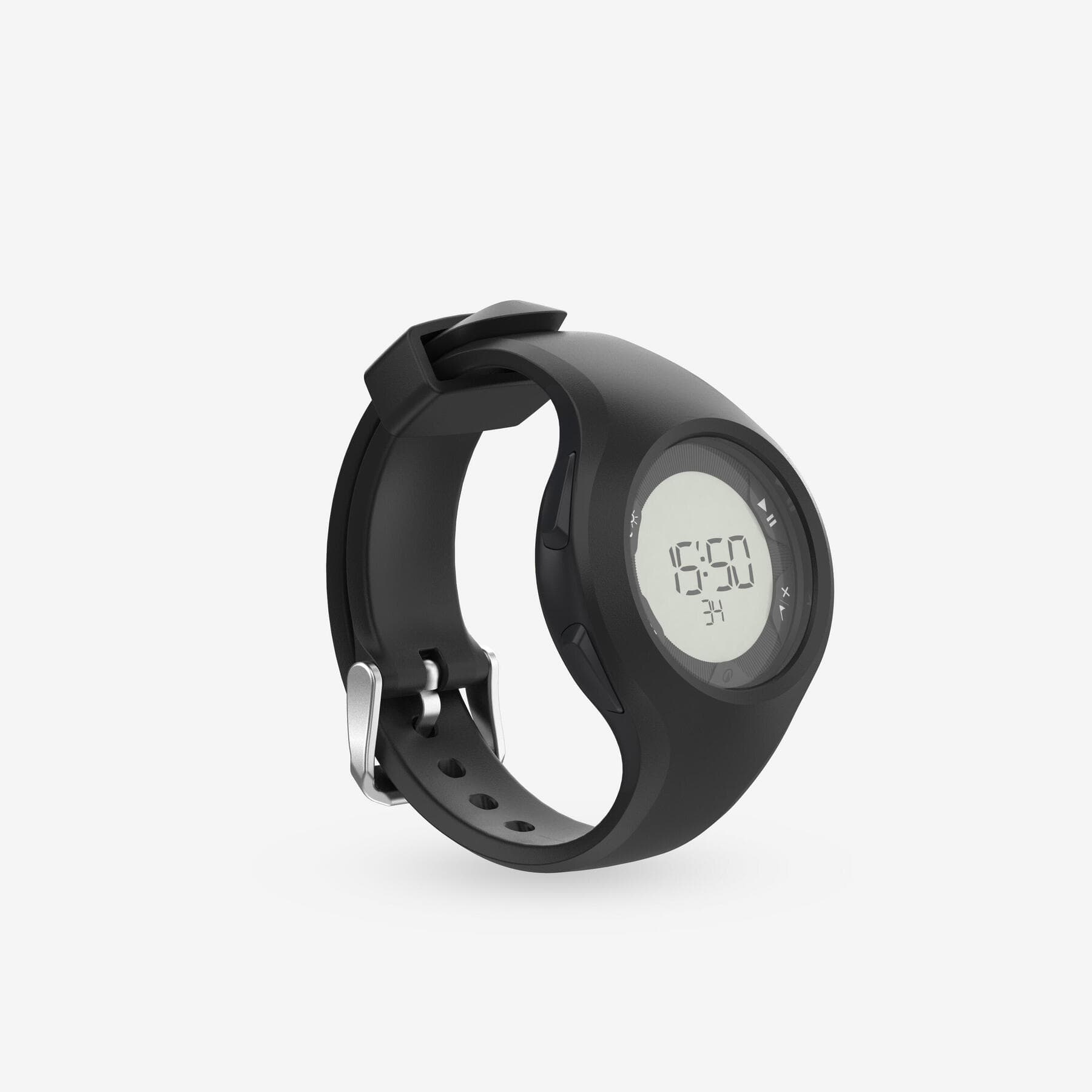 ساعت ورزشی دکتلون Decathlon Stopwatch W200 M – Black — تصویر ۵