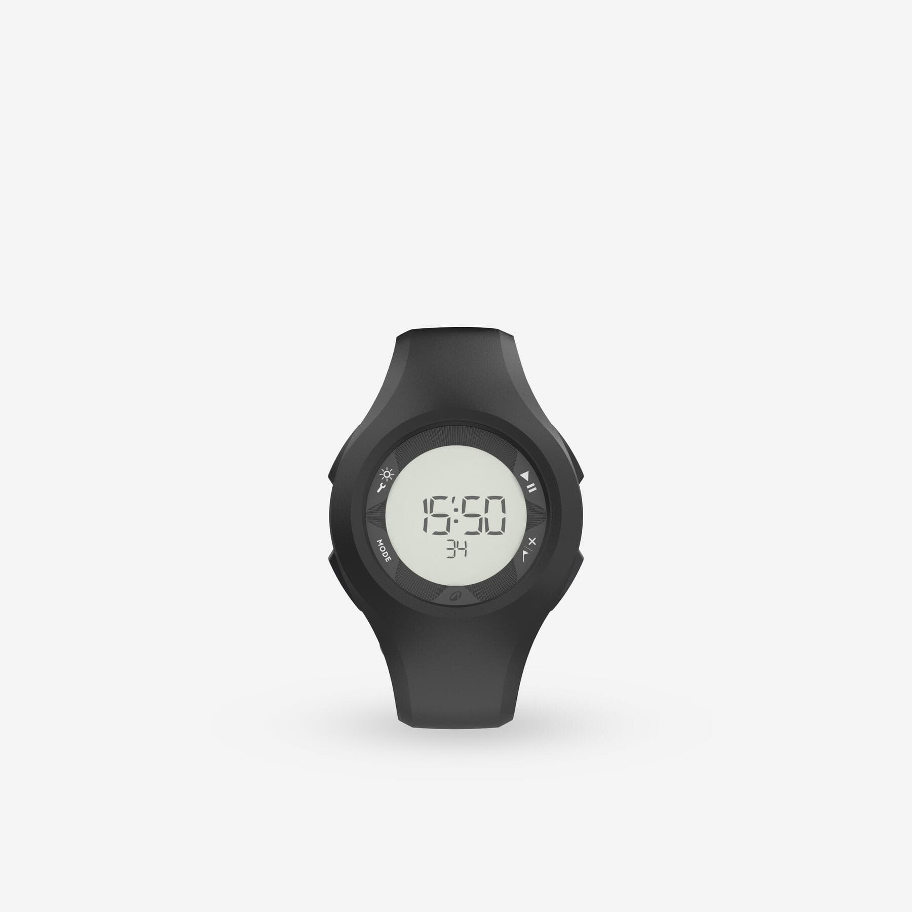 ساعت ورزشی دکتلون Decathlon Stopwatch W200 M – Black
