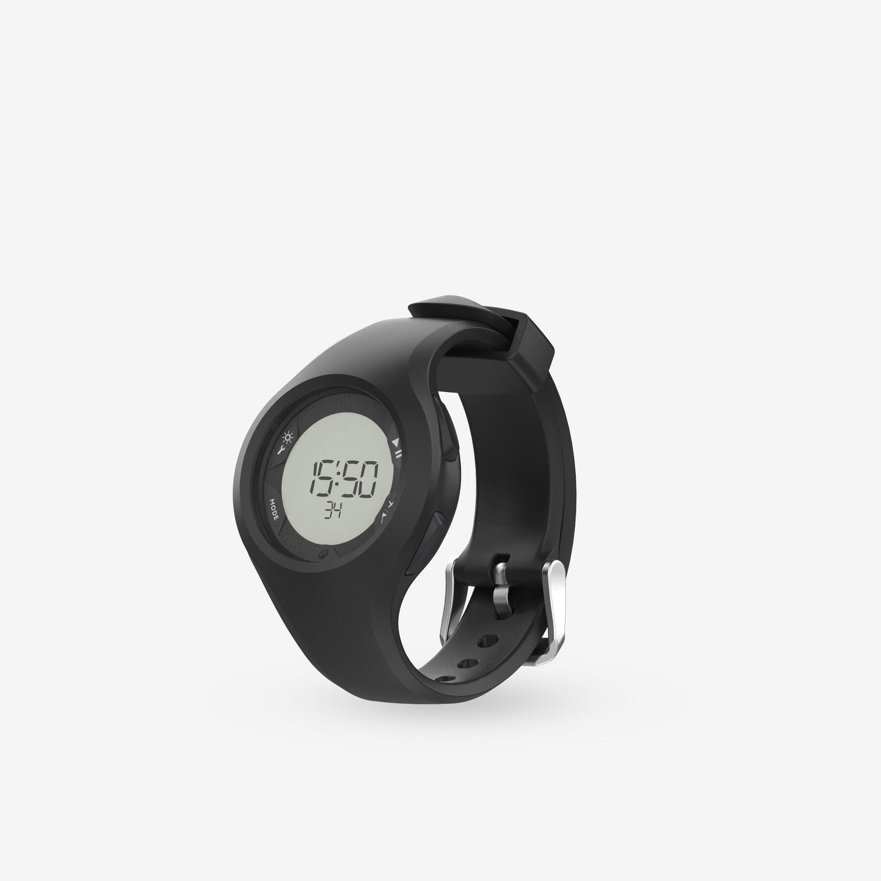 ساعت ورزشی دکتلون Decathlon Stopwatch W200 M – Black — تصویر ۲