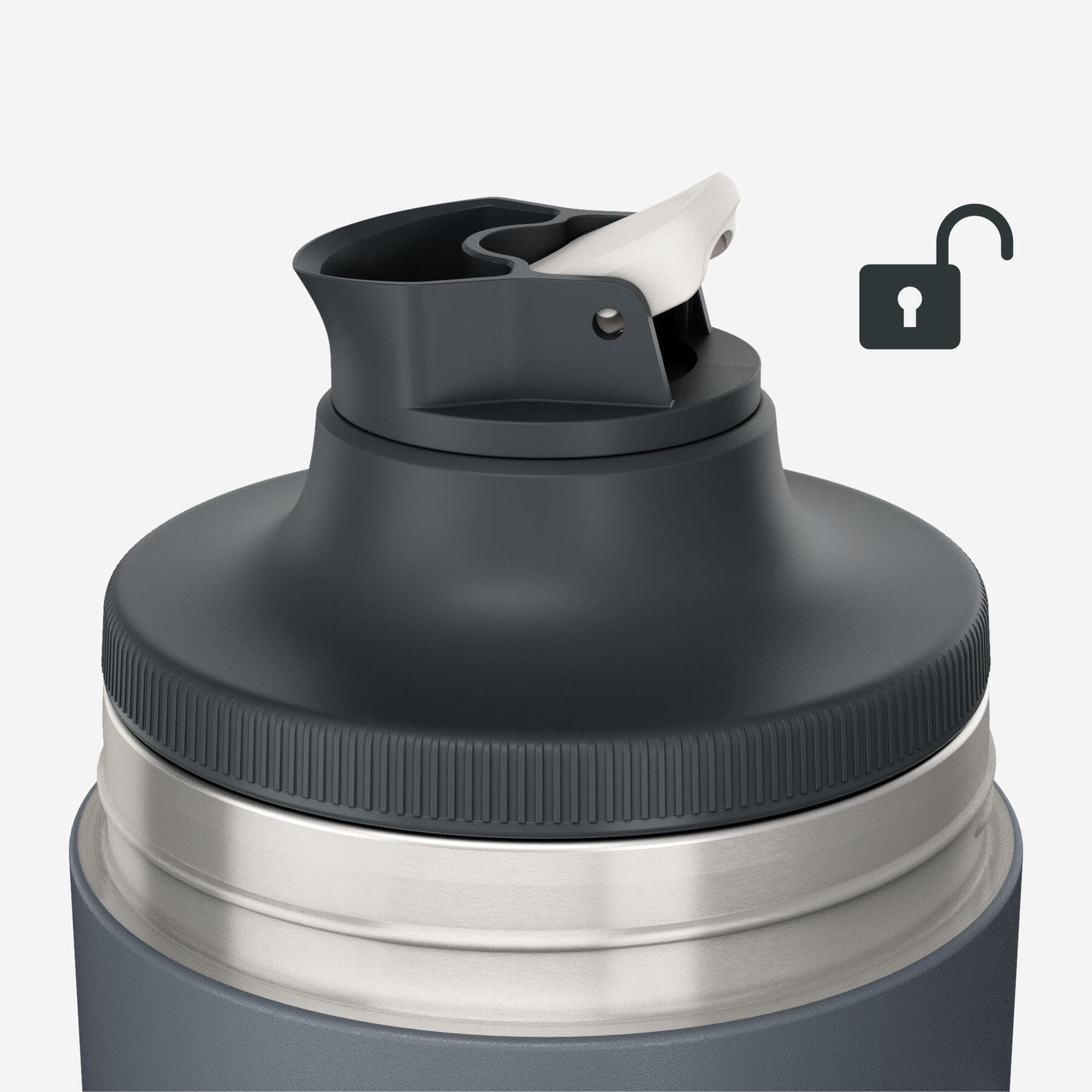 فلاسک کچوا با فیلتر چای 1.5 لیتر Quechua Stainless Steel Thermos with Tea Filter – 1.5 L – 900 — تصویر ۸