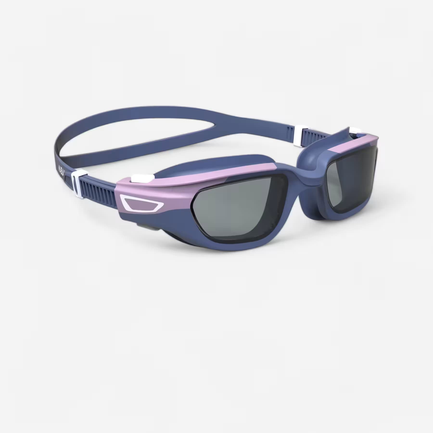عینک شنا نابایجی – دکتلون Nabaiji Swimming Goggles – Small Size – Blue/Purple – Clear Lenses – Spirit