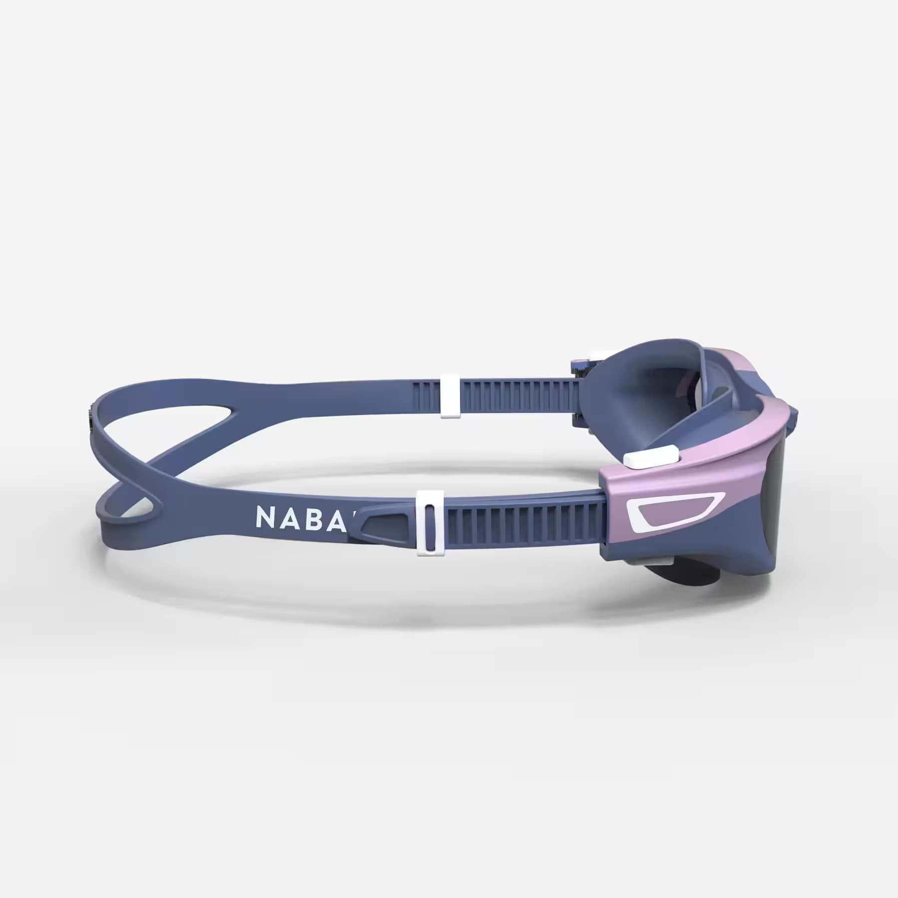 عینک شنا نابایجی – دکتلون Nabaiji Swimming Goggles – Small Size – Blue/Purple – Clear Lenses – Spirit — تصویر ۳