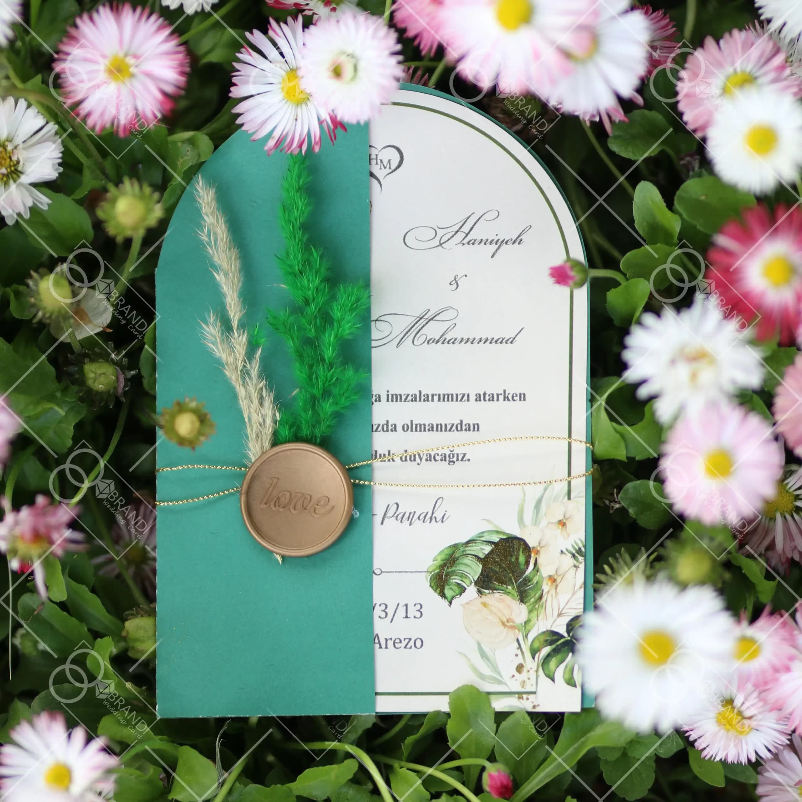 کارت عروسی قیمت مناسب مدل Gorgi — تصویر ۲