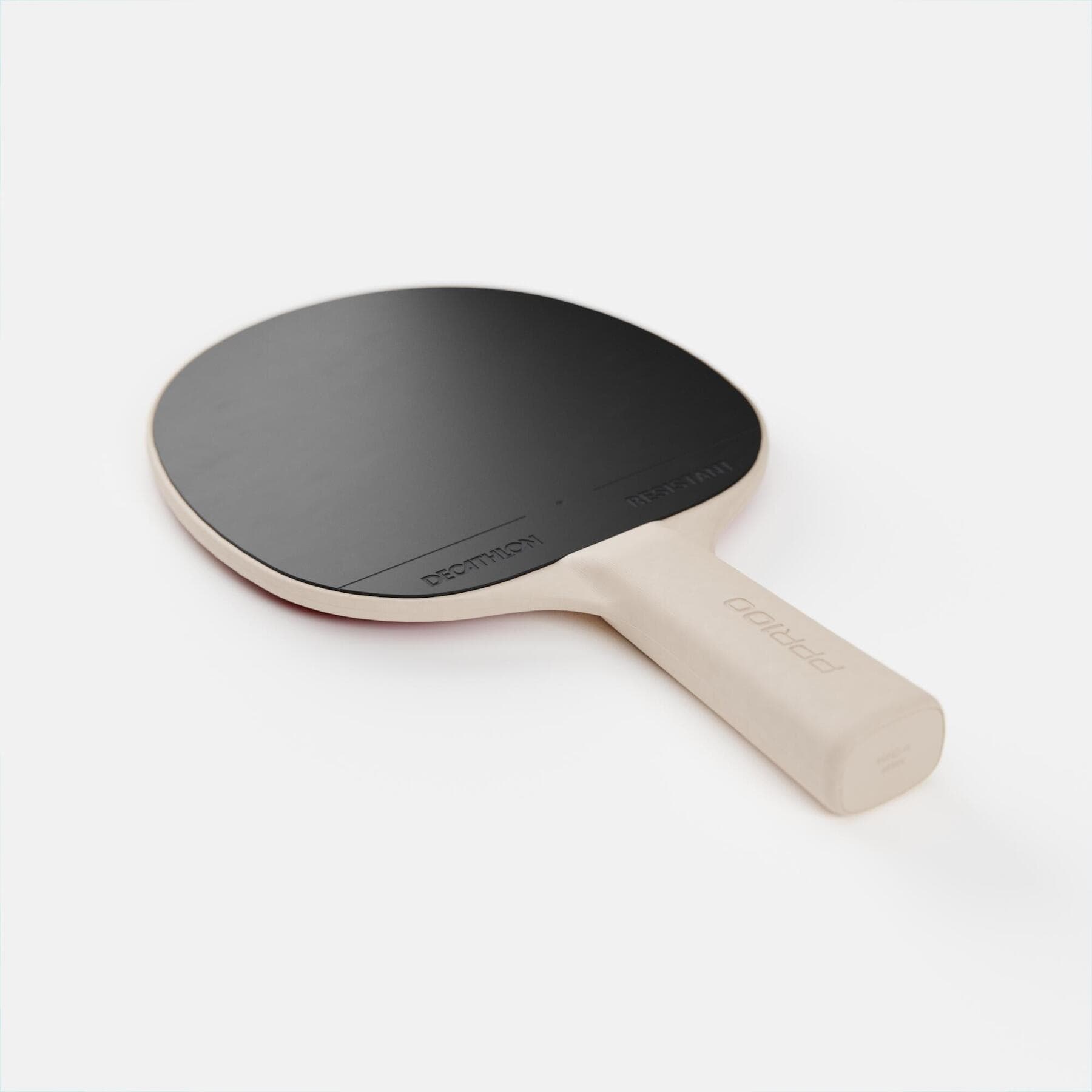راکت پینگ پنگ دکتلون Pongori Set of 2 heavy-duty rackets + 3 ping pong balls – set ppr 100 — تصویر ۸