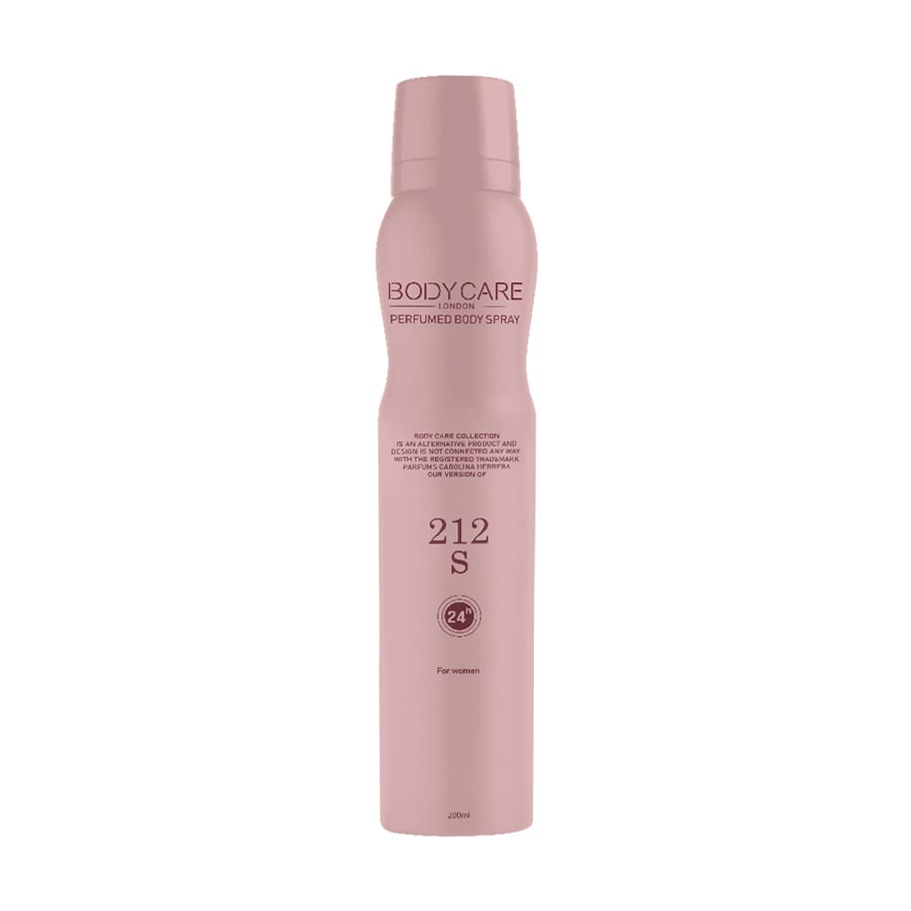 اسپری بدن زنانه 212 S بادی کر 200 میلی لیتر Body Care 212S Body Spray 200 ml