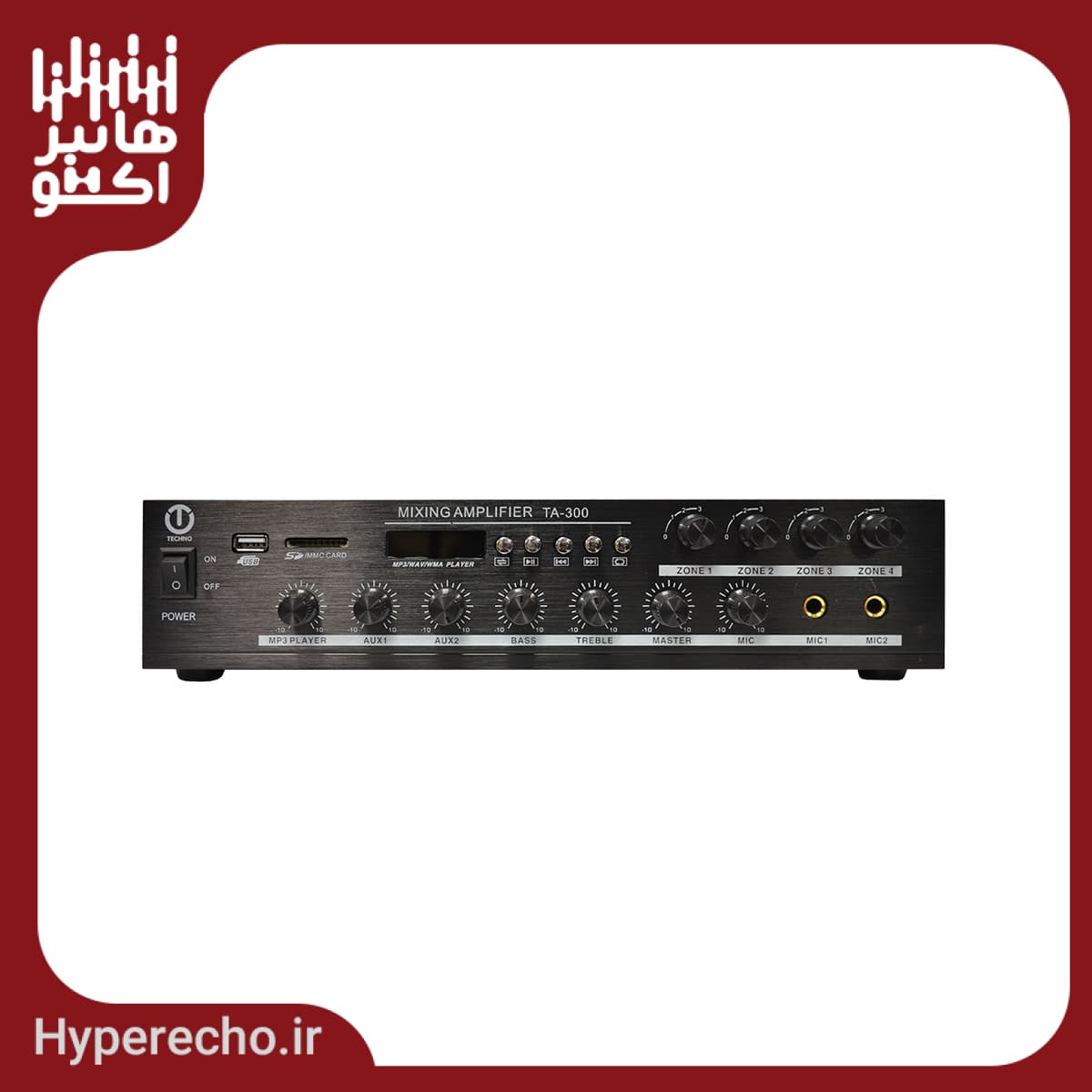آمپلی فایر تکنوآوا مدل TECHNOAVA TA-300 - هایپر اکو