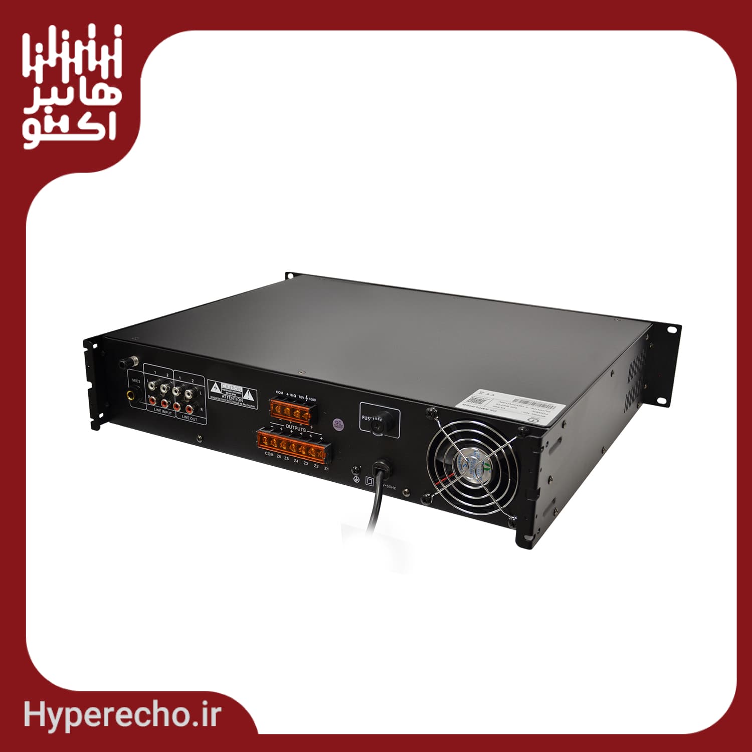 آمپلی فایر تکنوآوا مدل TECHNOAVA TA-600 - هایپر اکو — تصویر ۲