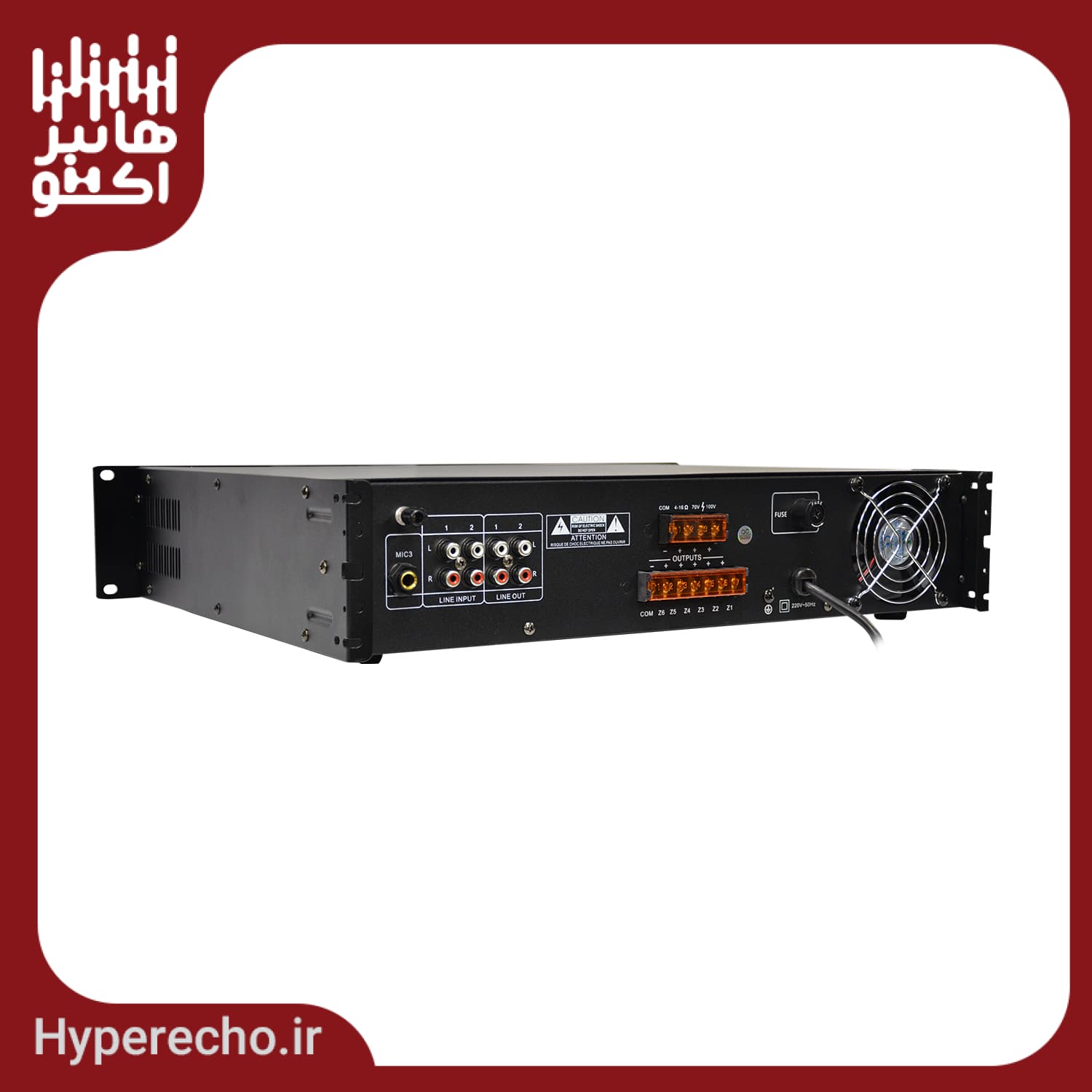 آمپلی فایر تکنوآوا مدل TECHNOAVA TA-600 - هایپر اکو — تصویر ۸